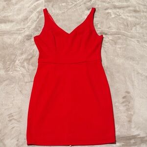 bebe Vibrant Red Mini Dress